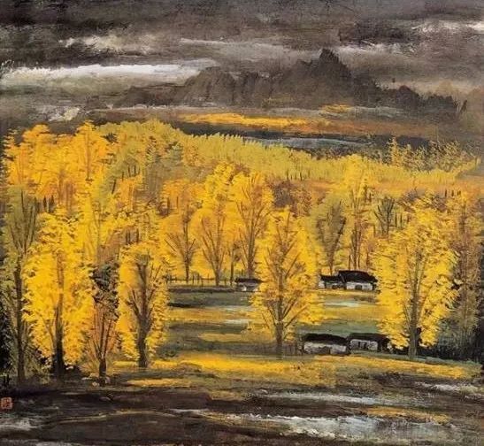 画幅$这两位大师笔下的秋色,梦幻迷离,思念无限