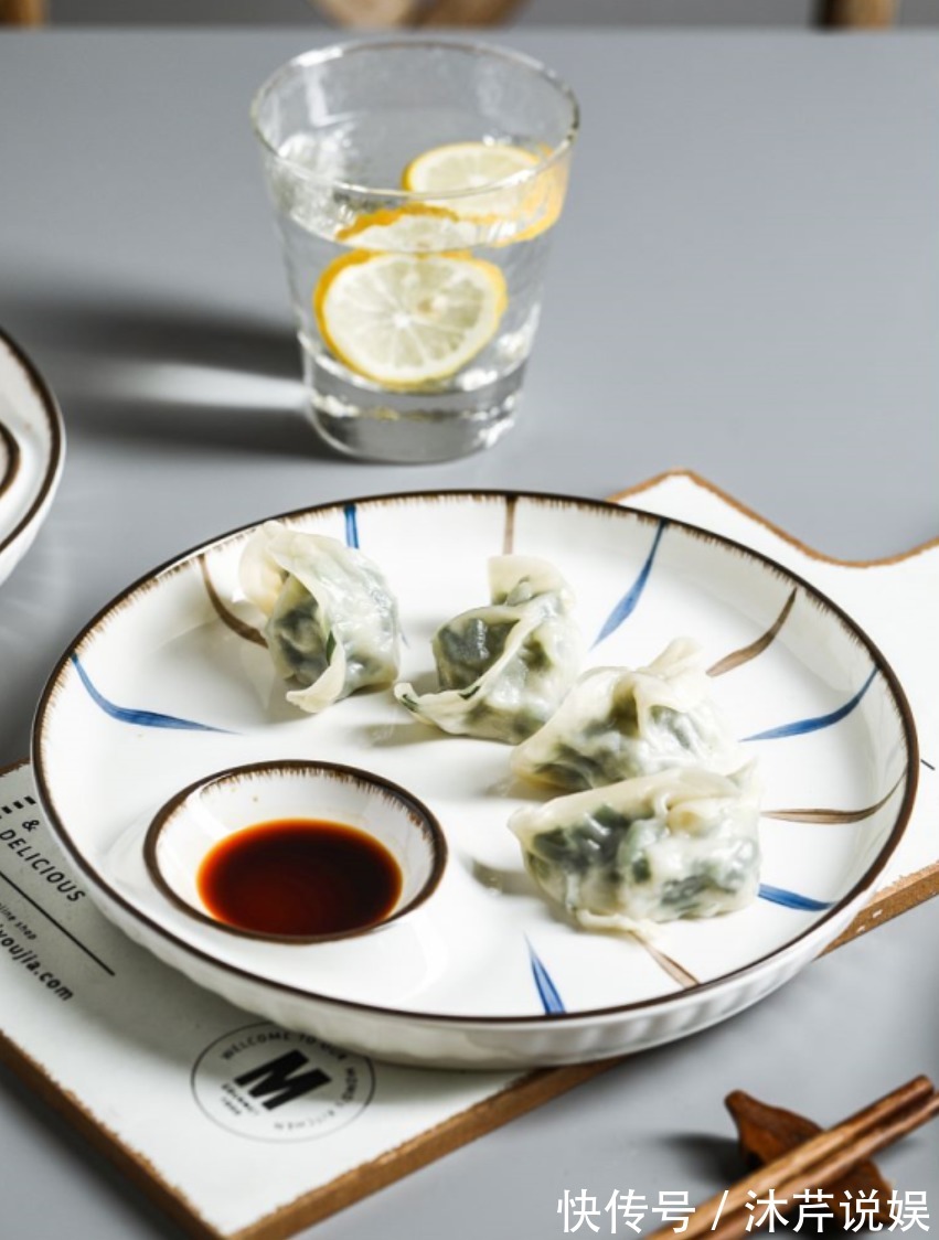 饺子盘|现在的人太聪明了,饺子盘带醋碟,这个设计真的太人性化了