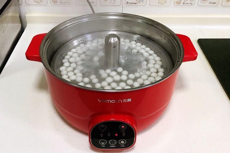 红糖糯米小圆子,软糯好吃健脾开胃,在家也能做美食