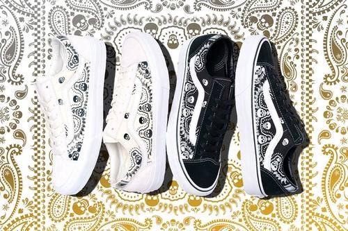 腰果花纹加持,Vans新配色发售!有点暗黑设计感