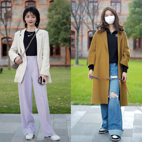 早春穿“阔腿裤”很舒适，但要搭对了“鞋子”才会更加时髦