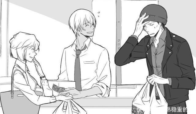 安室|柯南灰原哀、赤井秀一和安室透的日常生活，画面实在太甜了