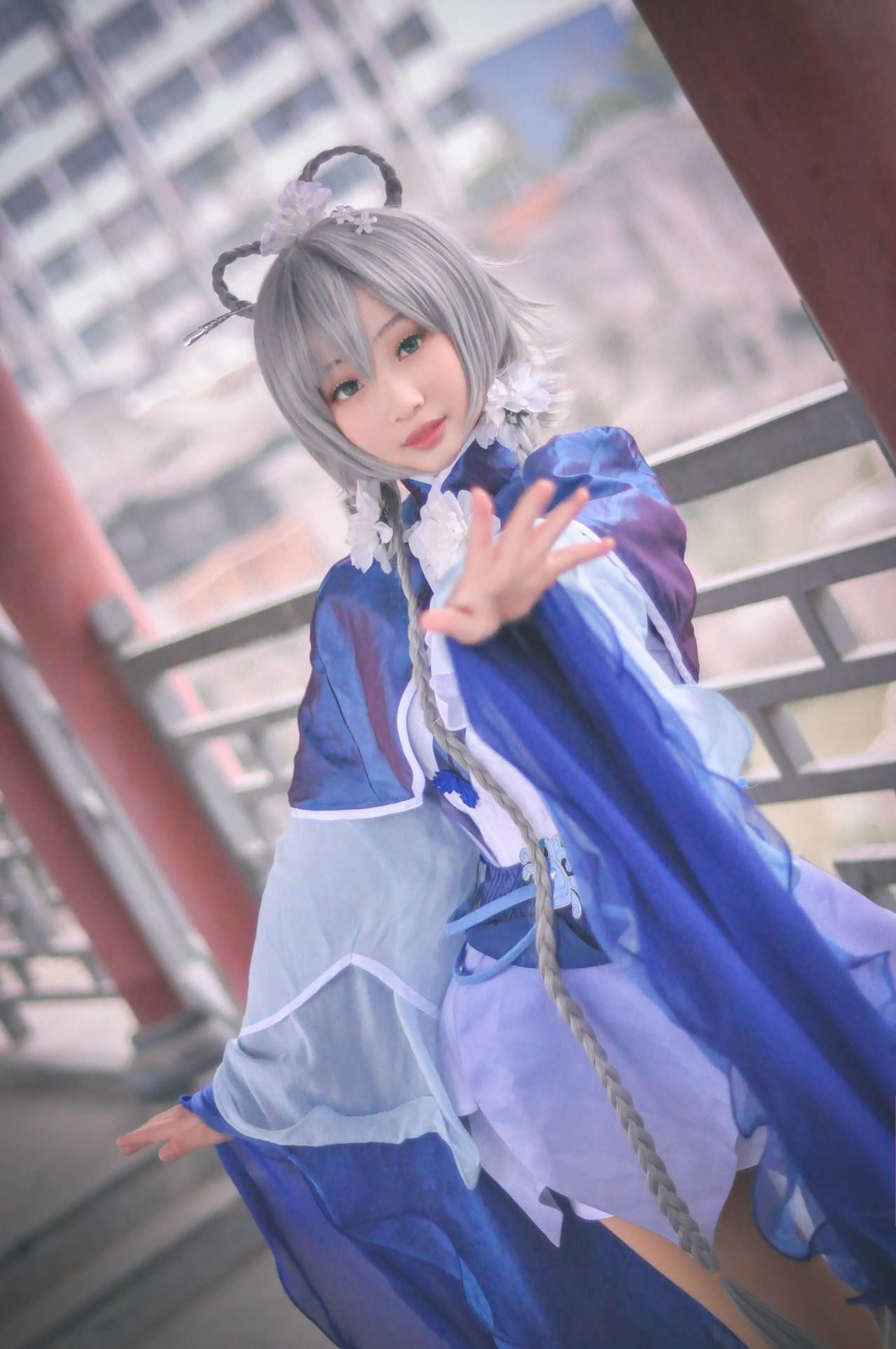 冬至|洛天依冬至芍药cosplay