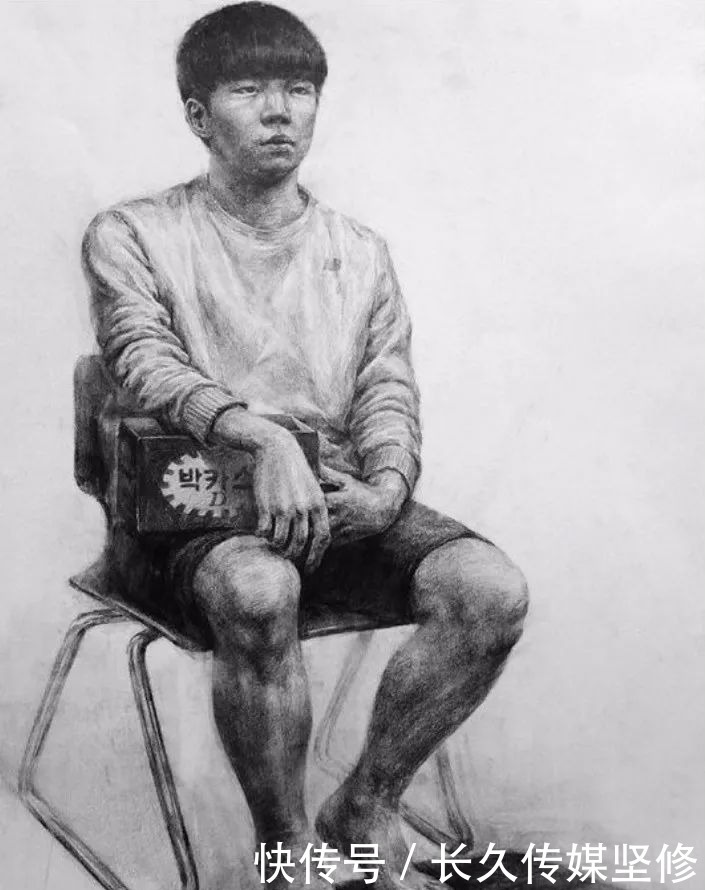 韩国全身像素描pk中国全身像素描,你怎么看?