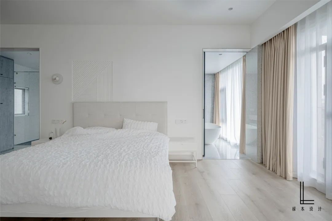 现代|460㎡现代极简,净白的空间,流畅优雅的造型,满屋高级的大气