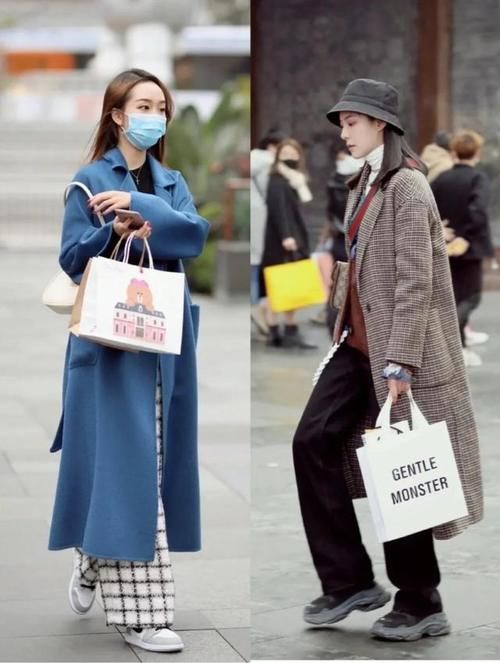 18套冬季大衣街拍，过年穿大衣就这样搭配了