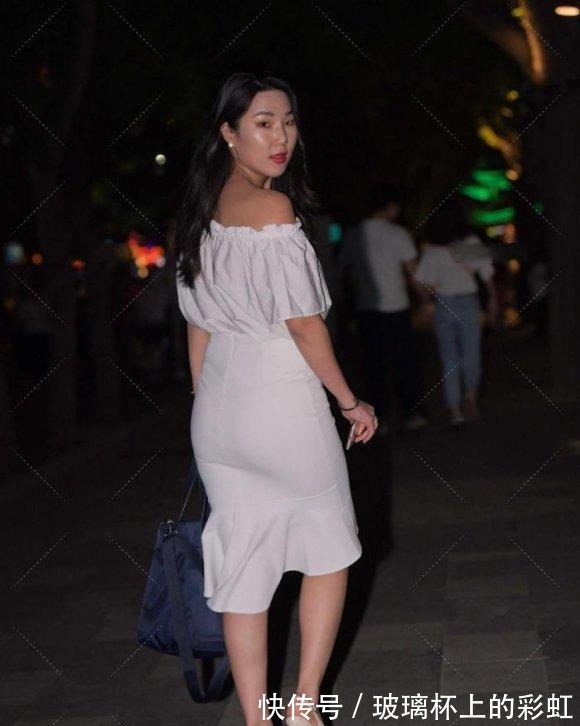 裙子|轻薄的裙装搭配,单肩包臀裙,身材好,夜晚更迷人