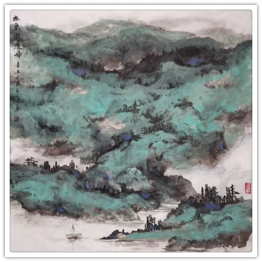 上海美术馆#「书画贺年」武千嶂:恭祝全国人民新年快乐