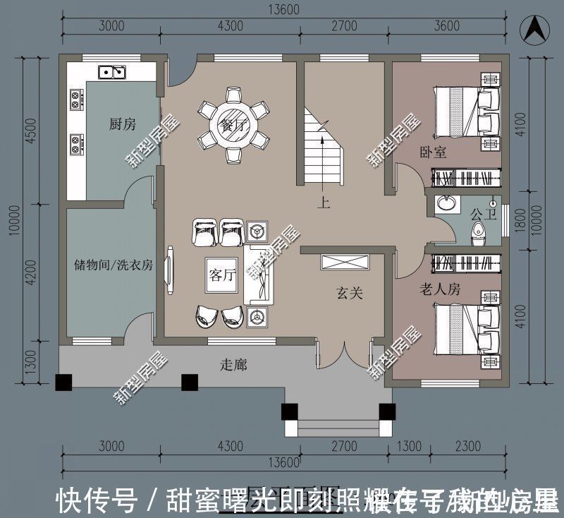 占地面积|30万的存款，能在农村建什么样的房子？这8套图纸看看你喜欢哪套