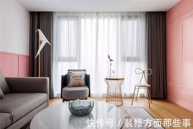 三居室|110平现代风三居室,本来以为全屋用粉色土,谁知道是我草率了