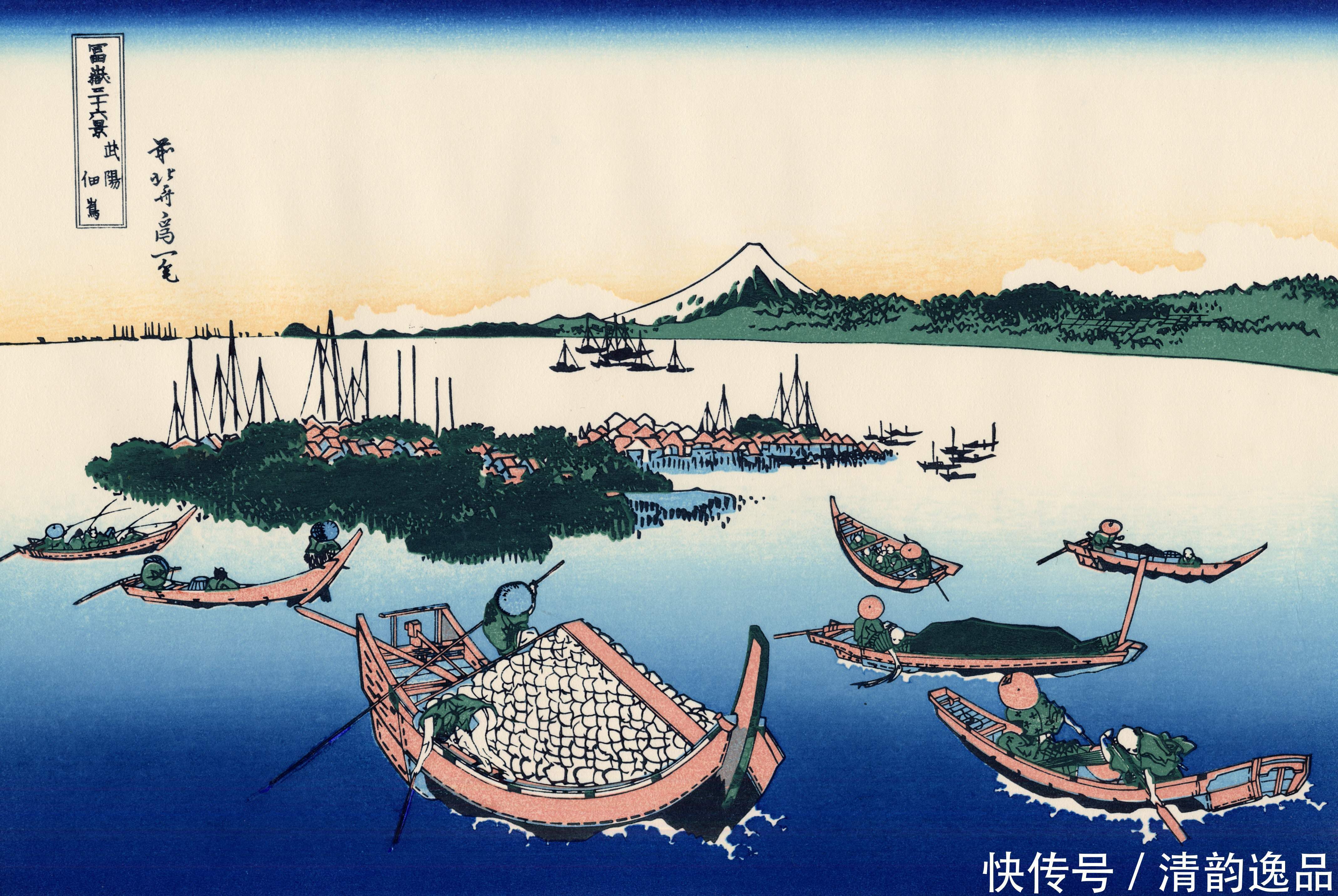 日本江户时代影响欧洲画坛的浮世绘画家——葛饰北斋