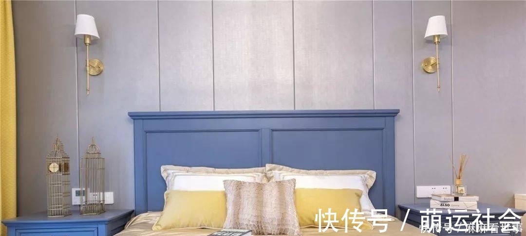 复古感|98平三居室，进门就被客厅迷住了，淡雅轻奢真好看，卧室很个性