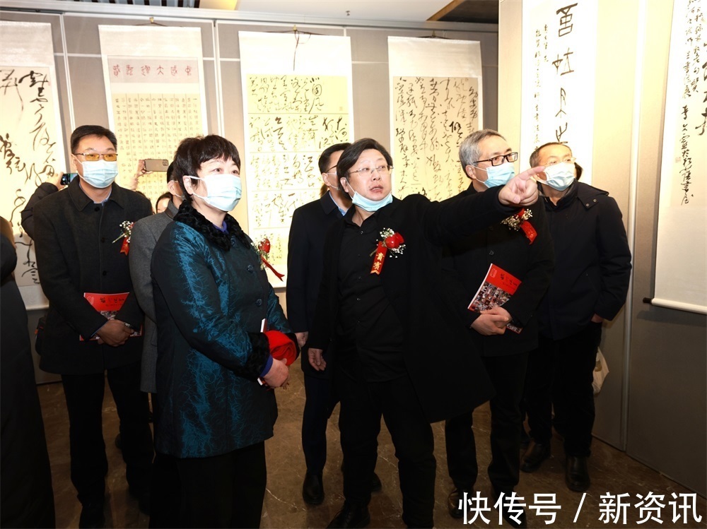 开幕式&临河试墨——陈书国师生书法展举行开幕式