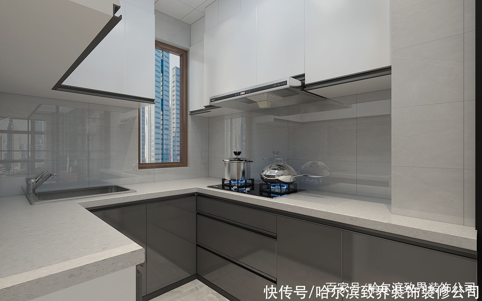 汇智五洲城|汇智五洲城五期64㎡有格调有质感的深色装饰越来越流行