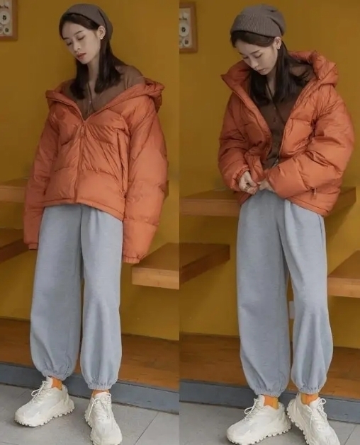 羽绒服|今年冬季,羽绒服流行穿“短”不穿长,学会这样搭配,真显高