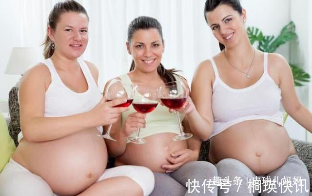 喝酒|怀孕9个月照样喝酒撸串，啤酒白酒两不误，孩子没出生就“醉了”