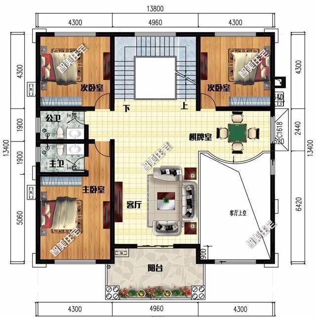 真石漆|2栋宽13米左右的简欧别墅,城里有房村里有墅,成功人的象征