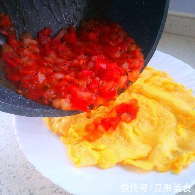 橄榄油|#2021创意料理组——创意“食”光#红酱番茄烩蛋
