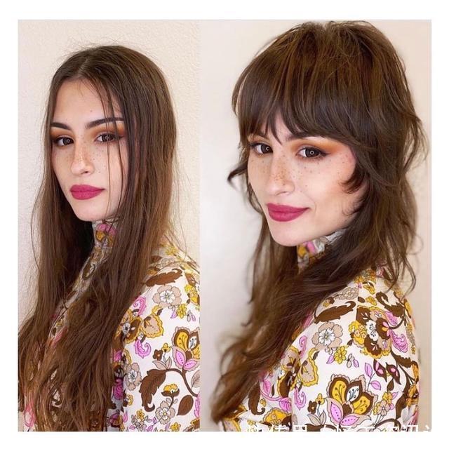 中大卷 换发型等于换脸,中年阿姨一换年轻10岁都不止,美到自己都笑了