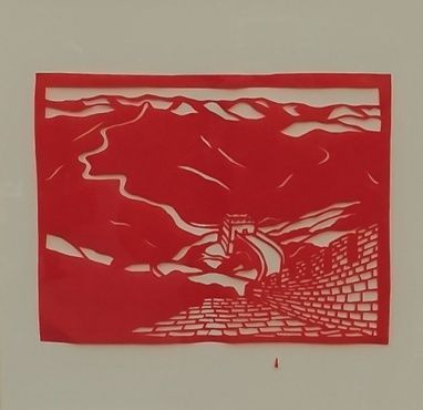 活动|“八达岭长城与哈德良长城:世界文化遗产对话展”主题剪纸活动举行