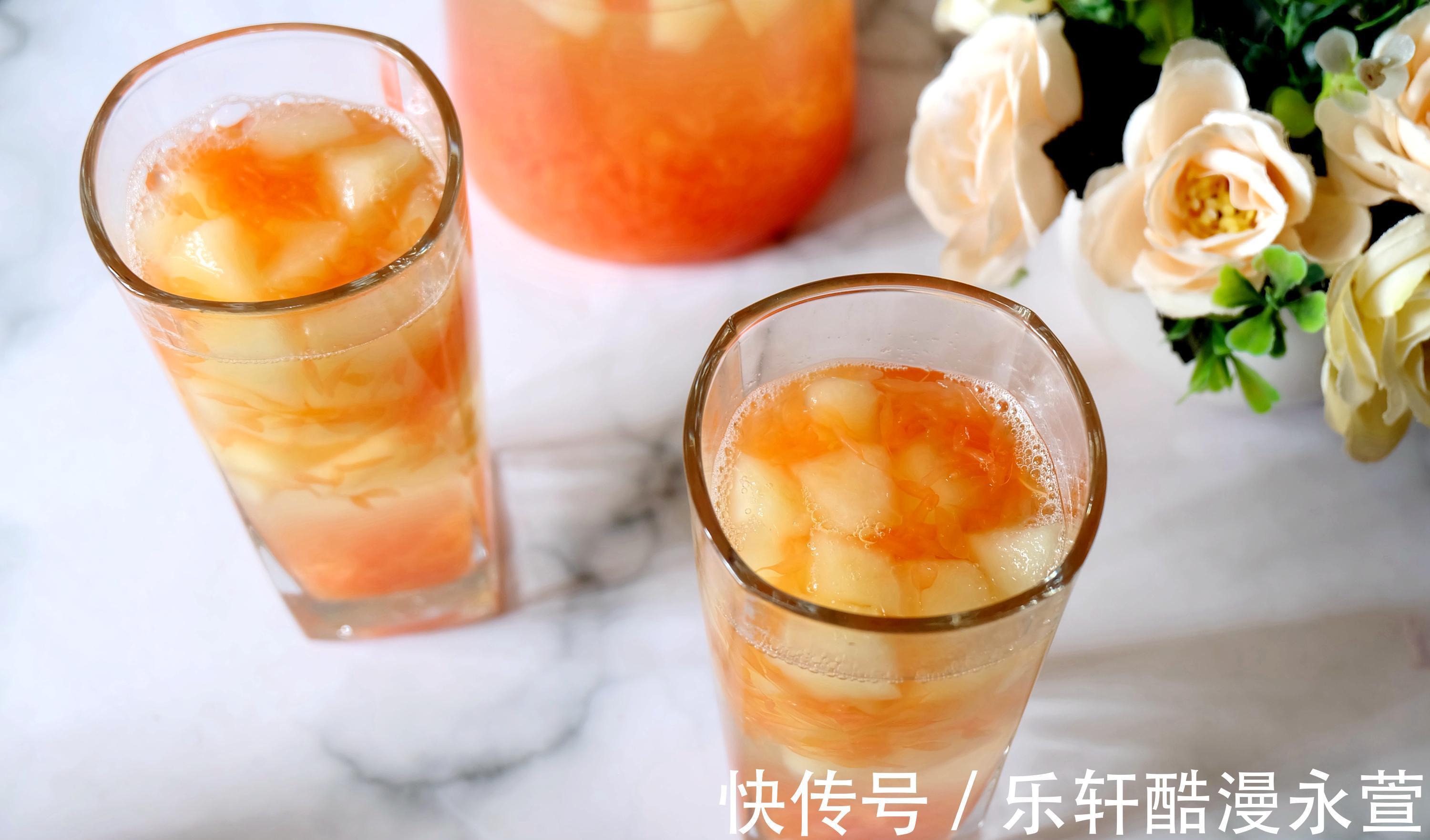 西柚|晒晒我家的午饭吧，两个菜，一个主食，一壶水果茶，营养健康好吃