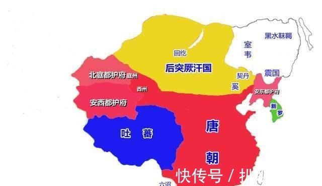 吐蕃|从地图看唐朝疆域:200多年的风云变化,中华民族的高光时刻