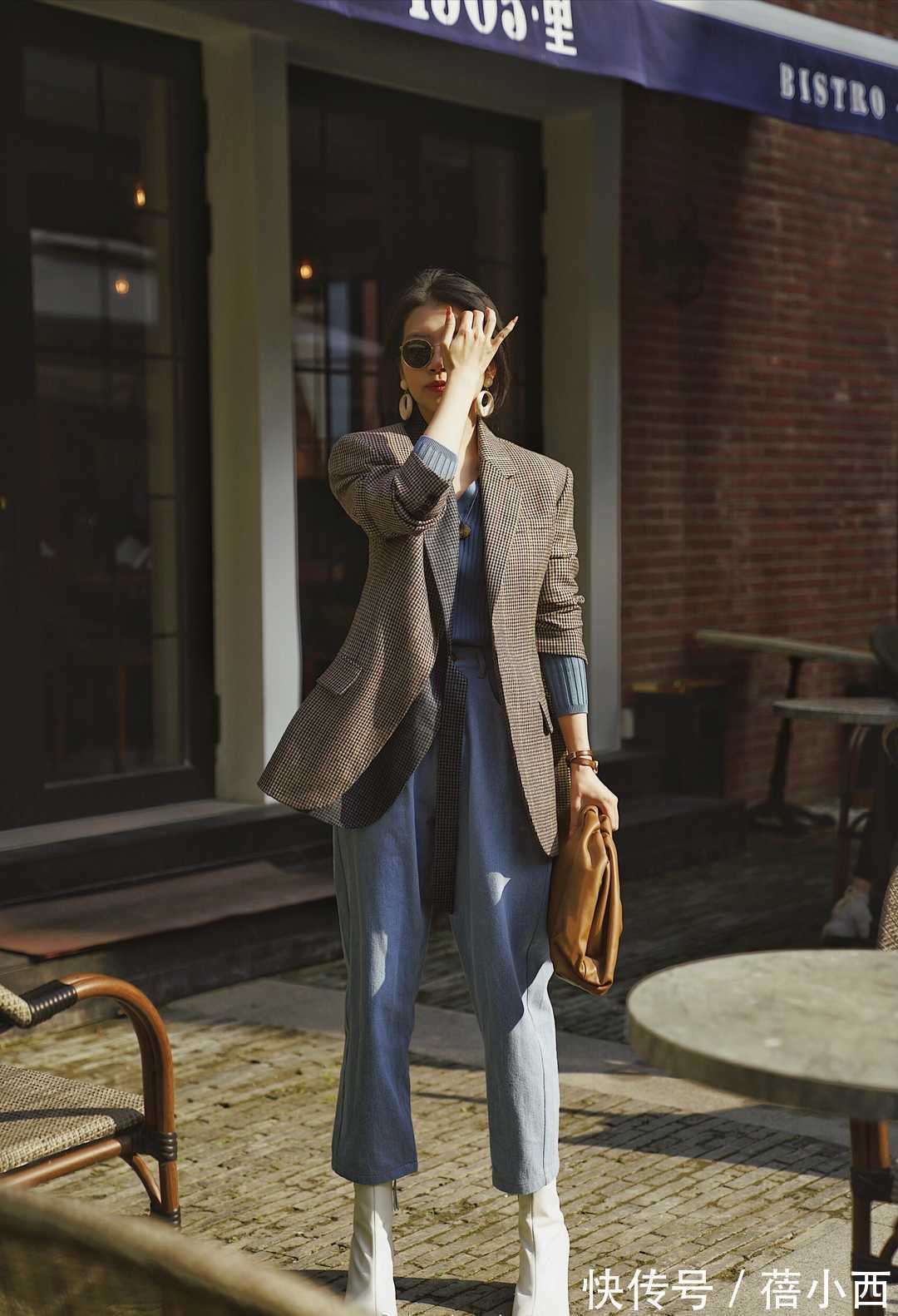 衣橱|真正会穿又有气质的女人,早秋衣橱里少不了“西装”,chic又洋气