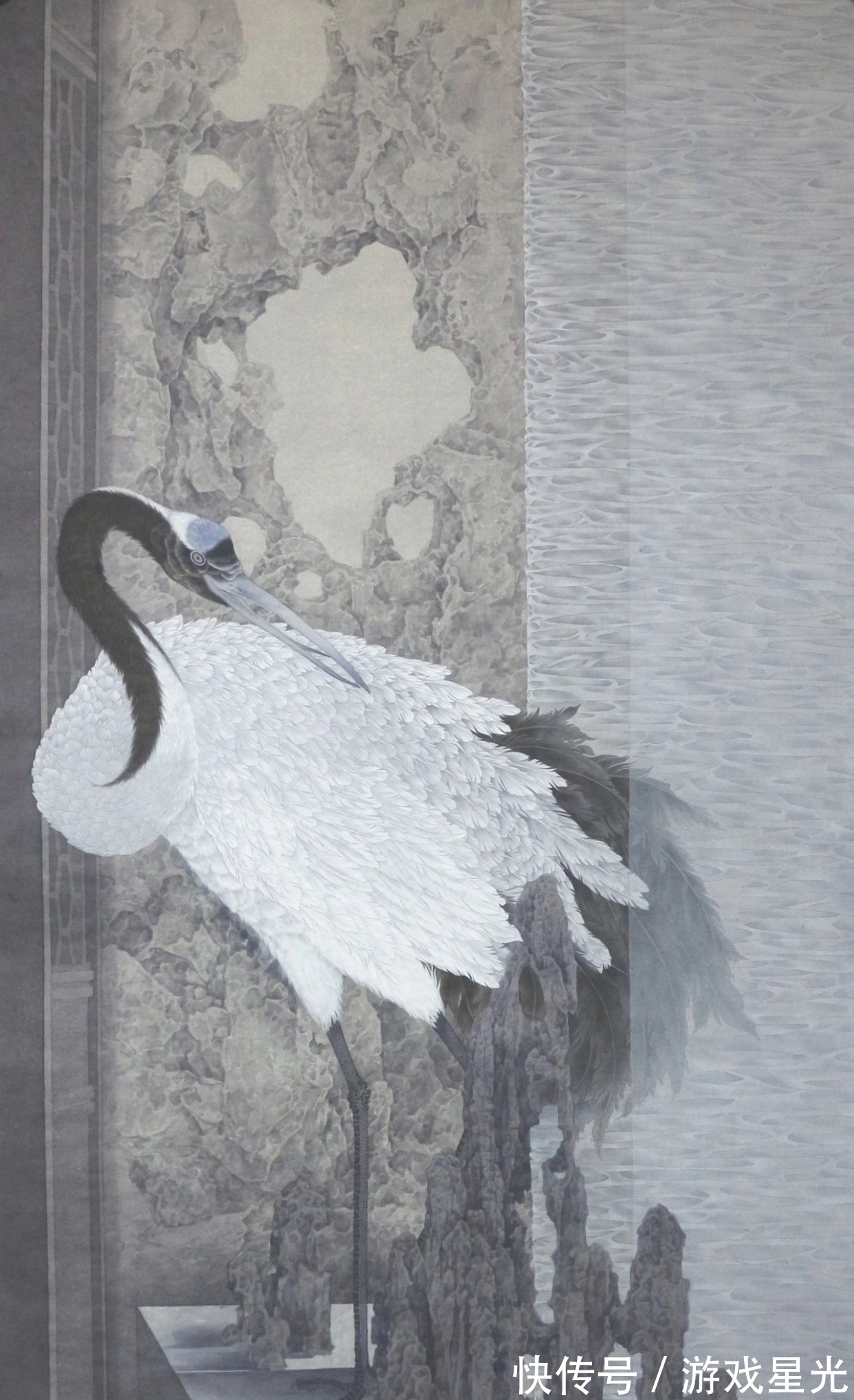 中国画$哈师大中国画系｜姜魏画鹤，法度森严！