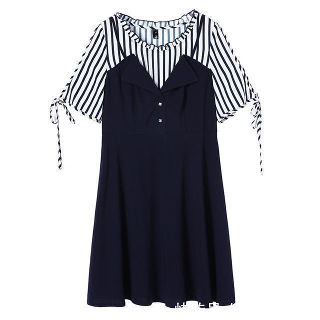 连衣裙 身材微胖的女生,怎么迅速提升气质?一套时髦大码连衣裙告诉你