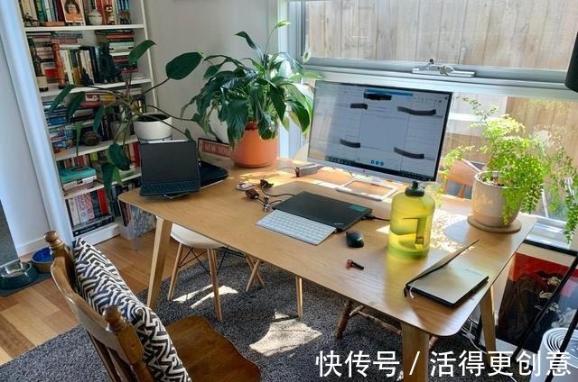 显示器|超酷的家庭办公室,充满创意的家居工作空间!