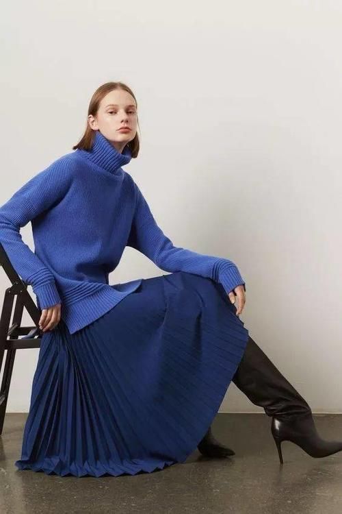 蓝色，穿对了显白有气质！