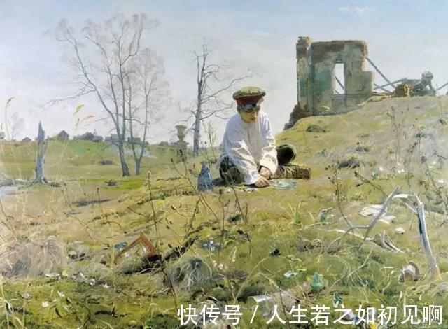 艺术家@俄罗斯艺术家梅德贝尔尤金人物风景油画作品欣赏