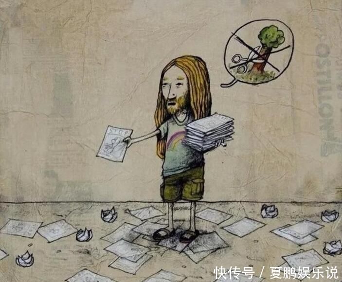 德兰#法国画师的插画艺术,表达了有意思的内涵,你能看懂几幅?