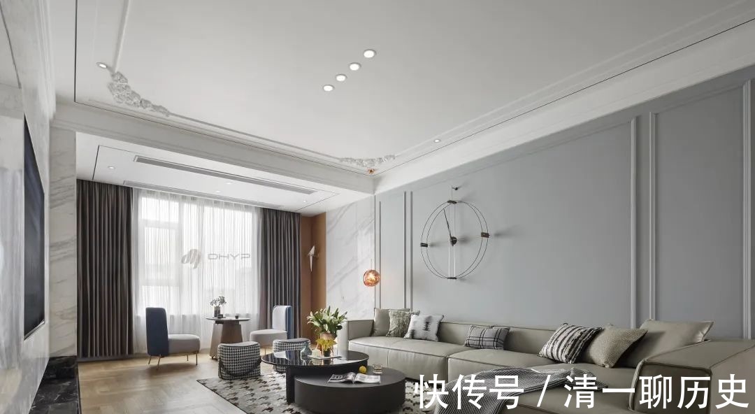 装饰画|180㎡现代轻奢风,打造充满华丽与端庄档次的高级居住氛围