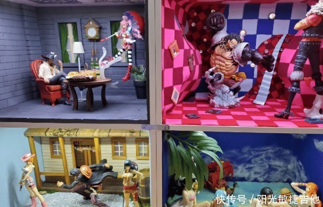 手办|海贼王为什么说宅男一面墙值一套别墅看完这满屋子的手办,你就明白了!