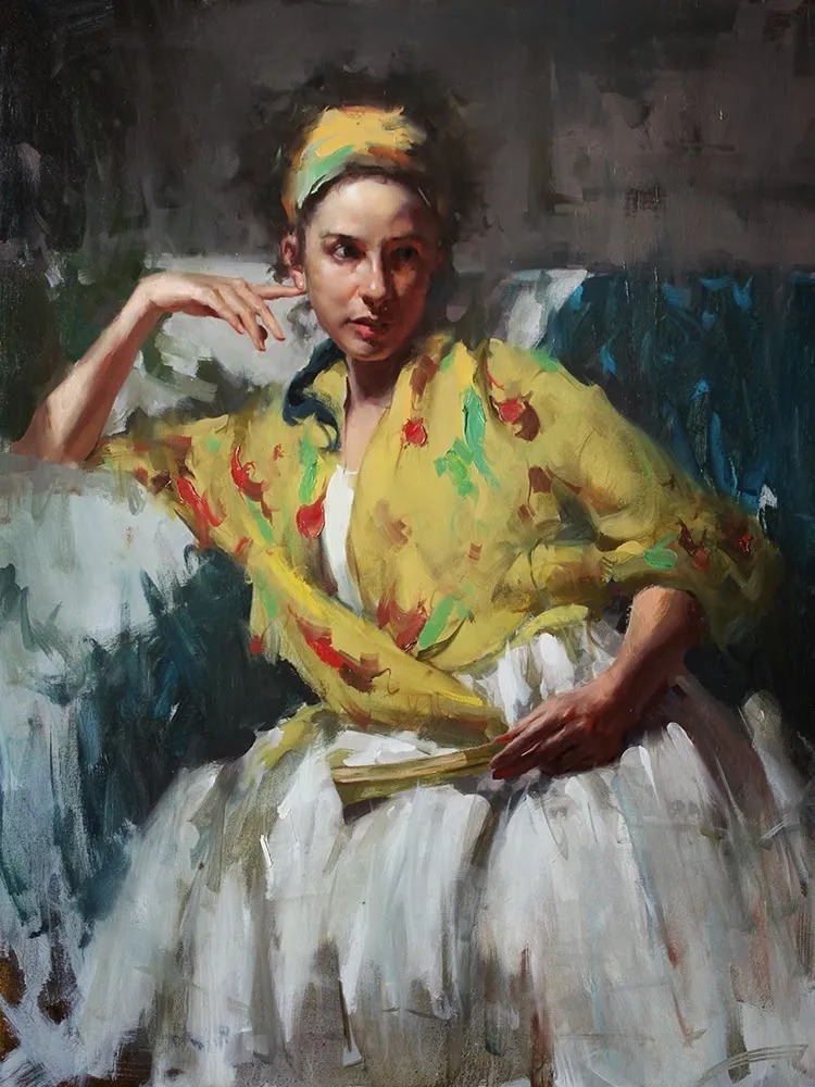 笔力独到,气势如虹,看看这二位的油画