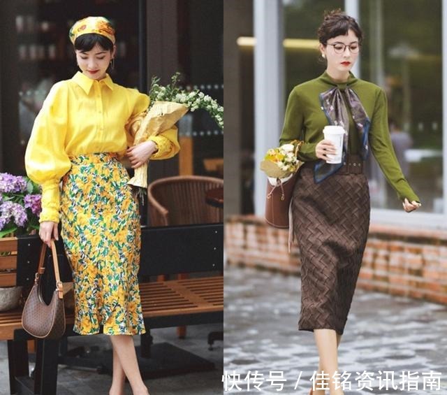 半身裙 秋冬“半身裙”怎么穿才不平庸跟着时尚潮人,穿出气质感!