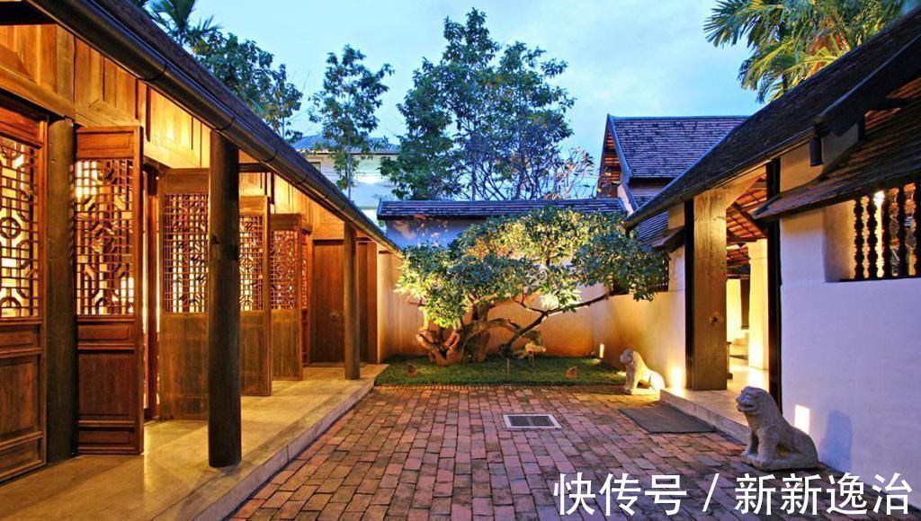 围合感|13个中式“庭院花园”，无院不成居，房子没有院子就像没有了灵魂