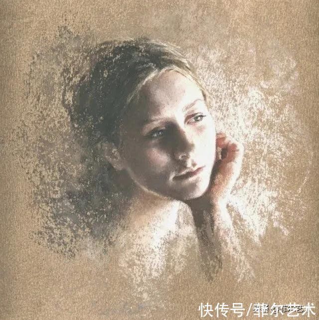 艺术学院$法国女粉彩大师,描绘的女性之美,细腻柔和