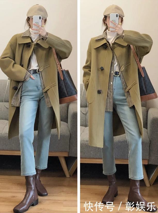 小个子女生,冬季穿大衣多选这“2个”长度,好看又显高