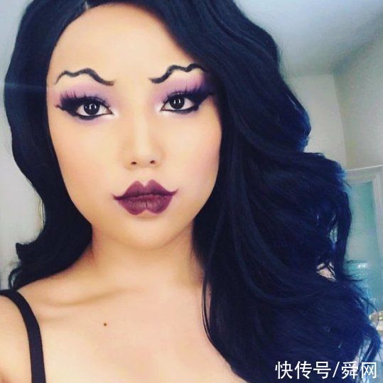 弯弯的月亮|盘点那些奇葩的妆容，我真的欣赏不来这种美感