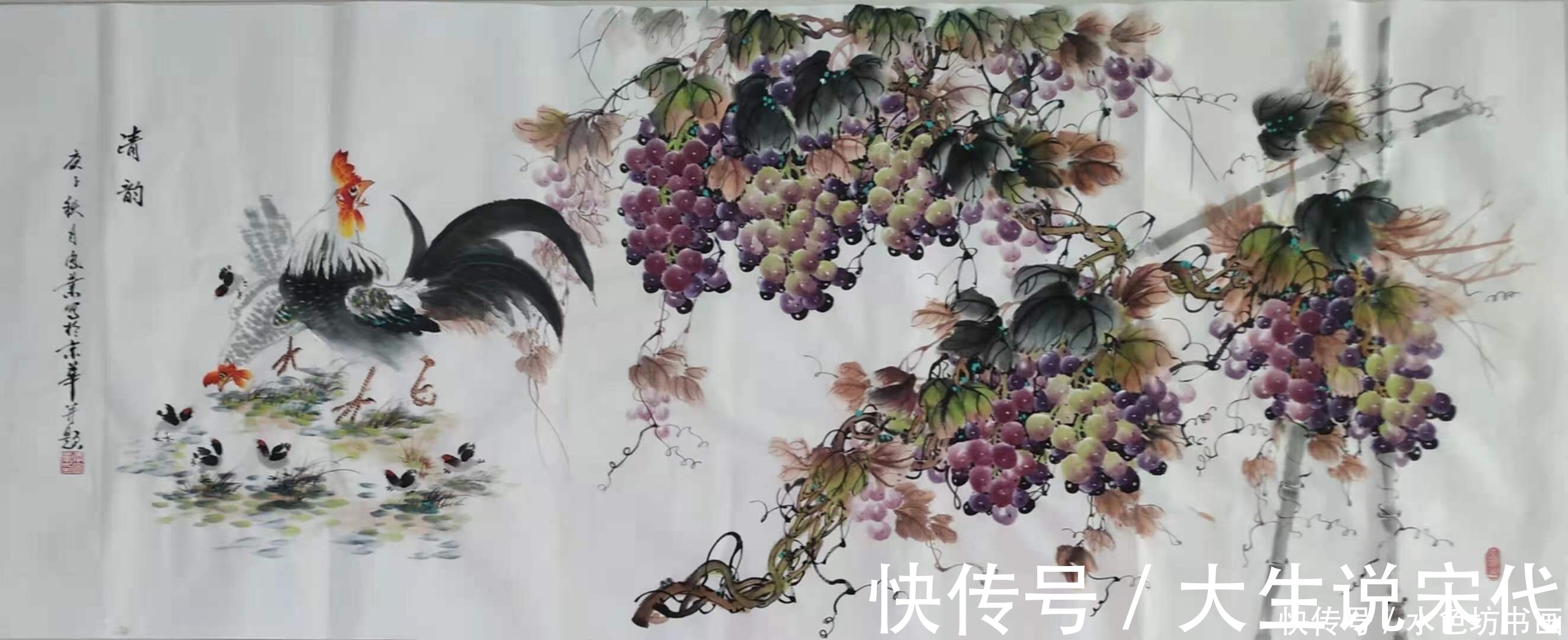李凤业$画家专栏 │李凤业——雀鸟翻飞嬉,远去尘嚣喧