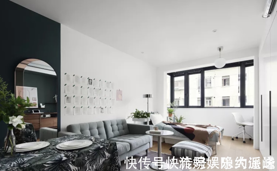 收纳|小户型要这么装,24㎡玄关秒变厨房和洗衣房,收纳翻倍方便实用!