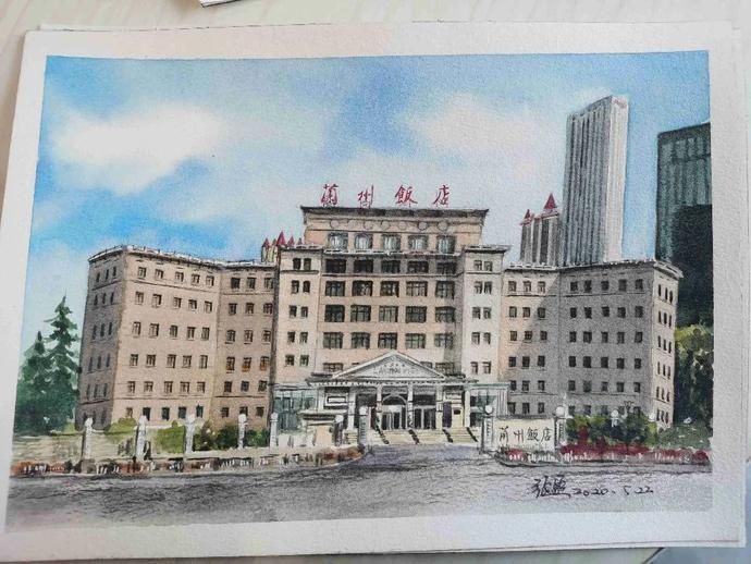 兰州姑娘手绘50幅兰州老建筑，有你儿时的记忆吗？