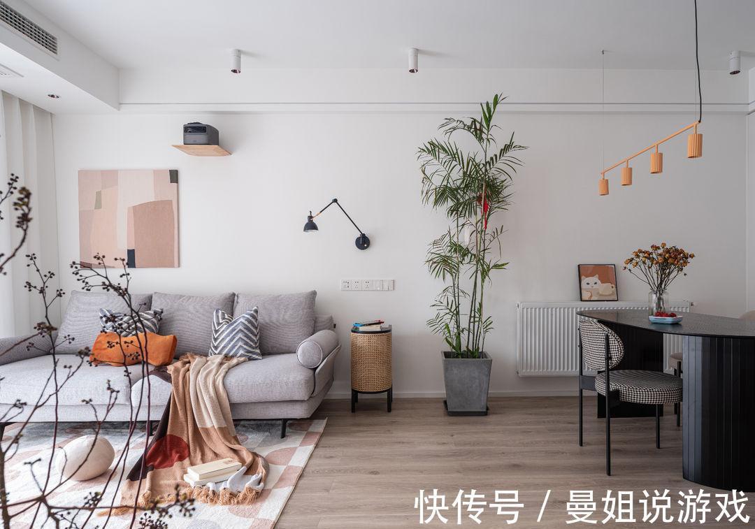 玄关式|夫妻的北欧风两居,迷人色彩营造轻松温馨舒适氛围,小家太美了