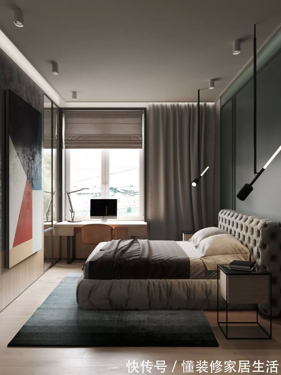 玄关|别再盯着北欧风啦,看看人家66㎡小户型轻奢风,豪宅也被秒成渣