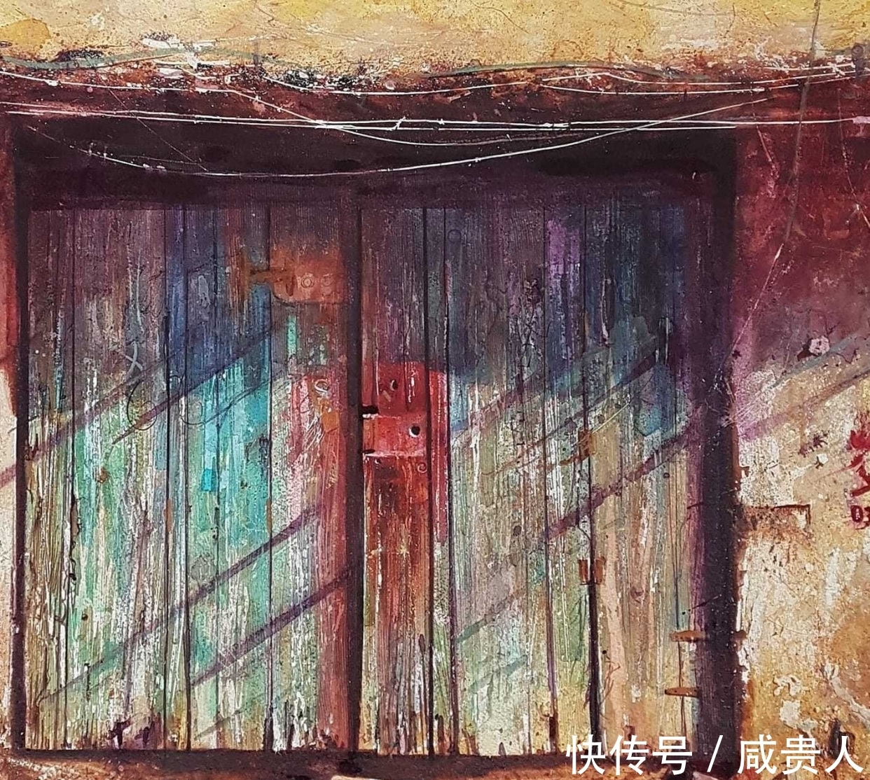 大卫·波克森@看着他的作品,内心会有一种莫名的震撼——水彩大师大卫·波克森