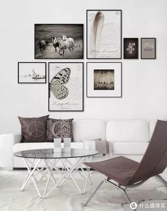 搭配|想要增加家的高级感，可以试试这几种「框画」搭配的小技巧