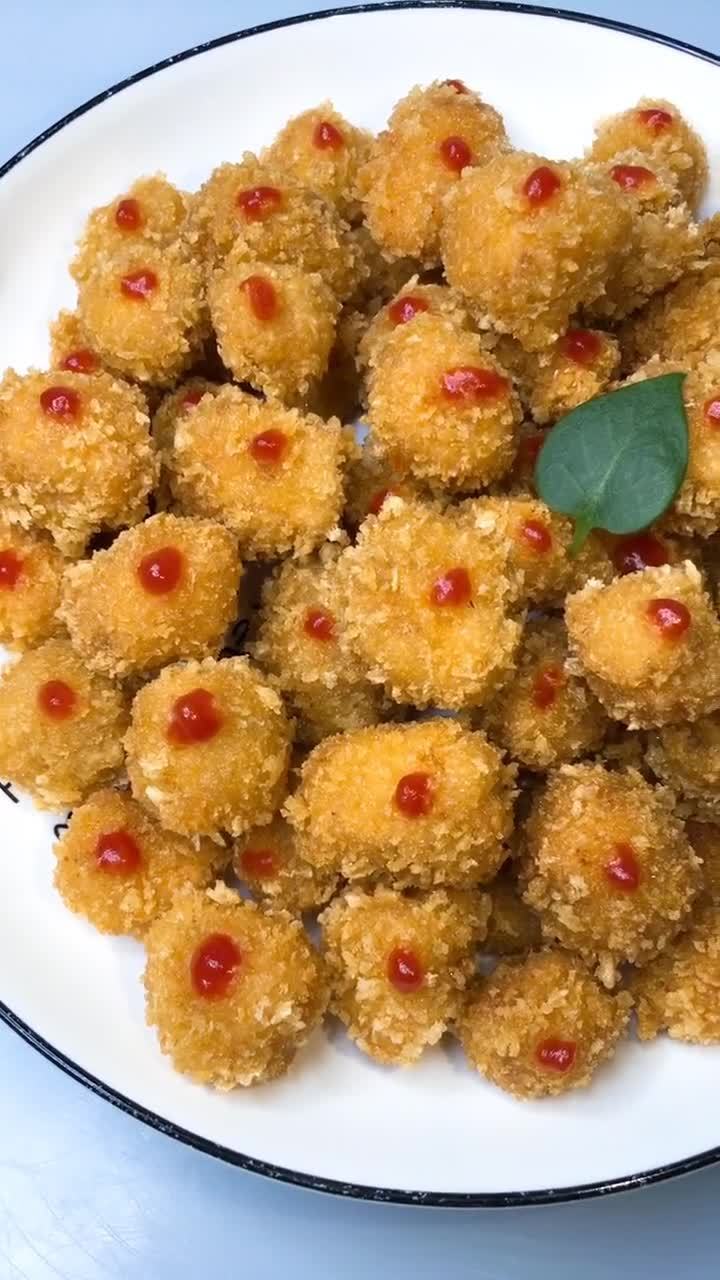 香酥鸡米花,做法简单口感香脆诱人,特别香上桌就秒光