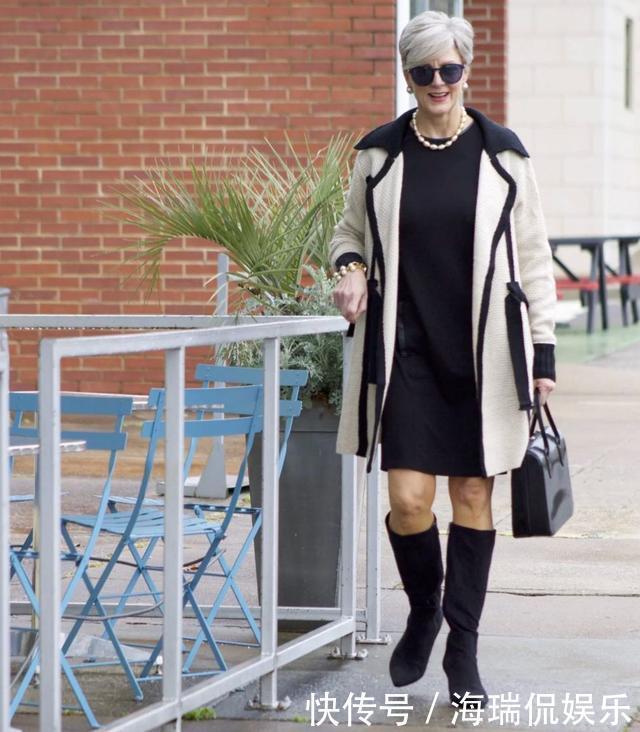60岁女性别急着穿老年装，看美国奶奶的时髦穿搭，优雅又减龄